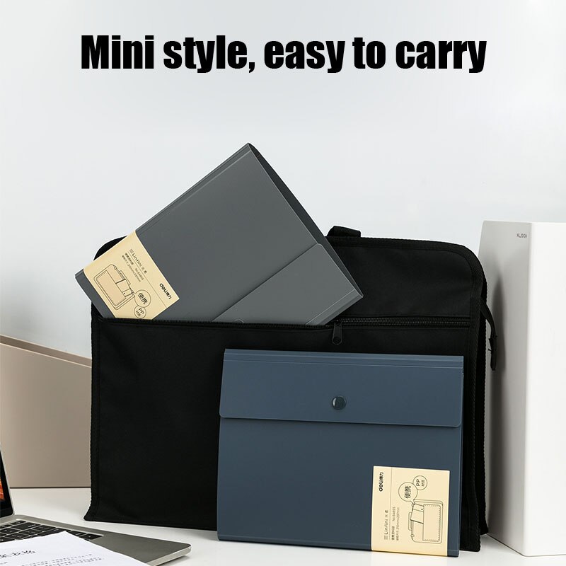 Deli 20/30 Pockets A4 Information Booklet A5 Display Book Office School Students Supplies File Paper Document Organizer Folder