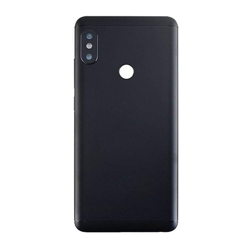 Coque de remplacement pour Xiaomi Redmi Note 5 Pro Note 6 Pro, couvercle de batterie avec autocollant adhésif: Note 5Pro Black