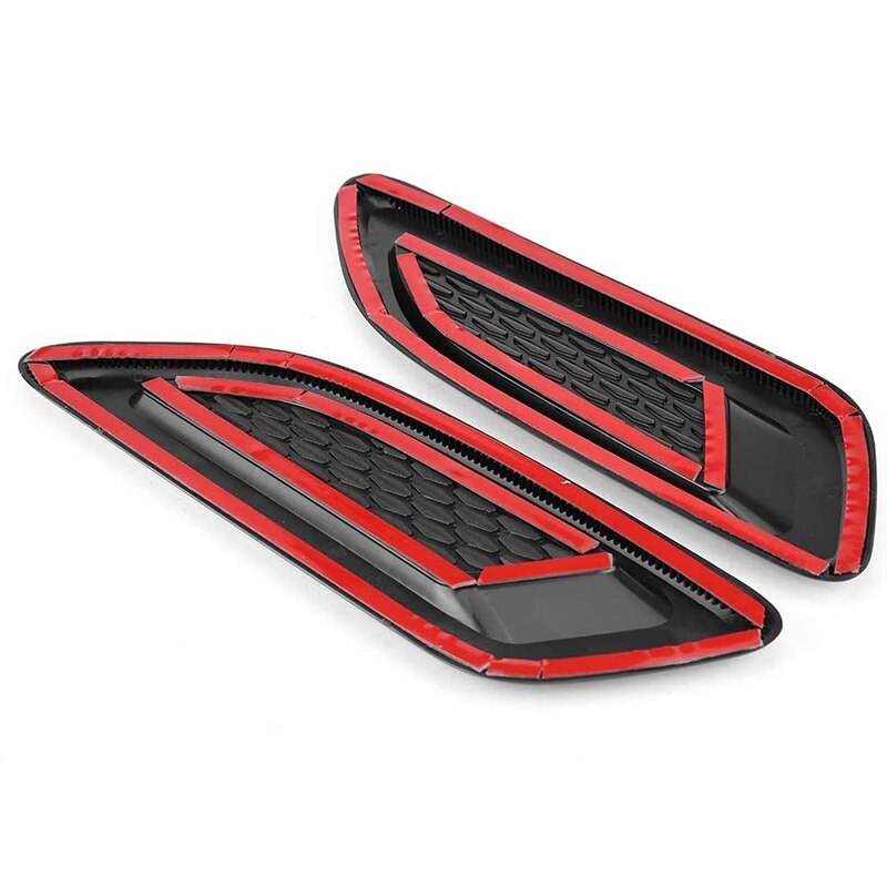 TopCar Exterior Hood Air Vent Outlet Wing Trim External Engine Hood Cover Decorative Accessories for Evoque