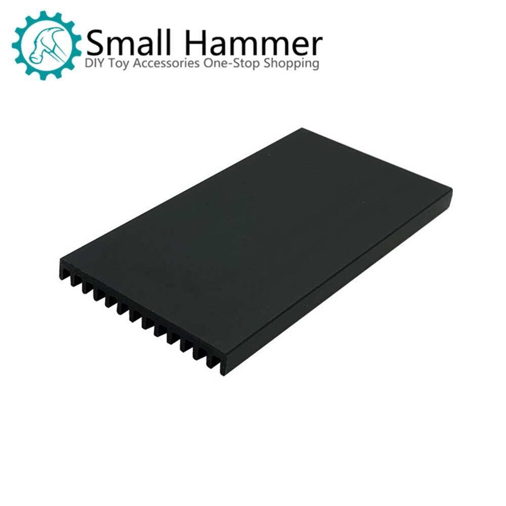 80*40*5MM heat sink aluminum profile radiator electronic heat sink black thin section