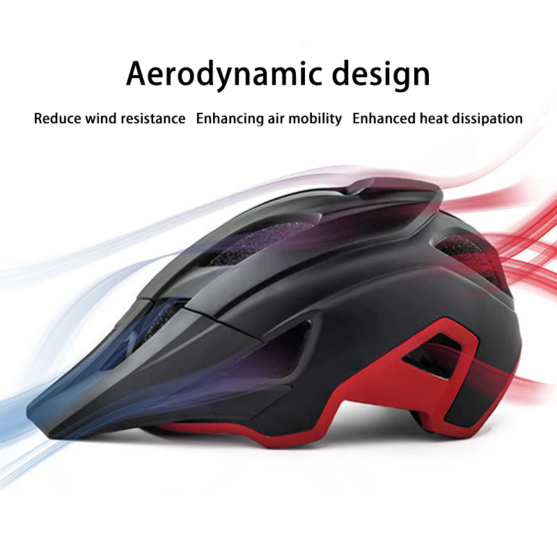 Mtb Helm Fietsen Mannen Vrouwen Rijden Met Achterlicht En Zonneklep Goggles Xc Weg Mountainbike Helmen Met Lens casco Ciclismo