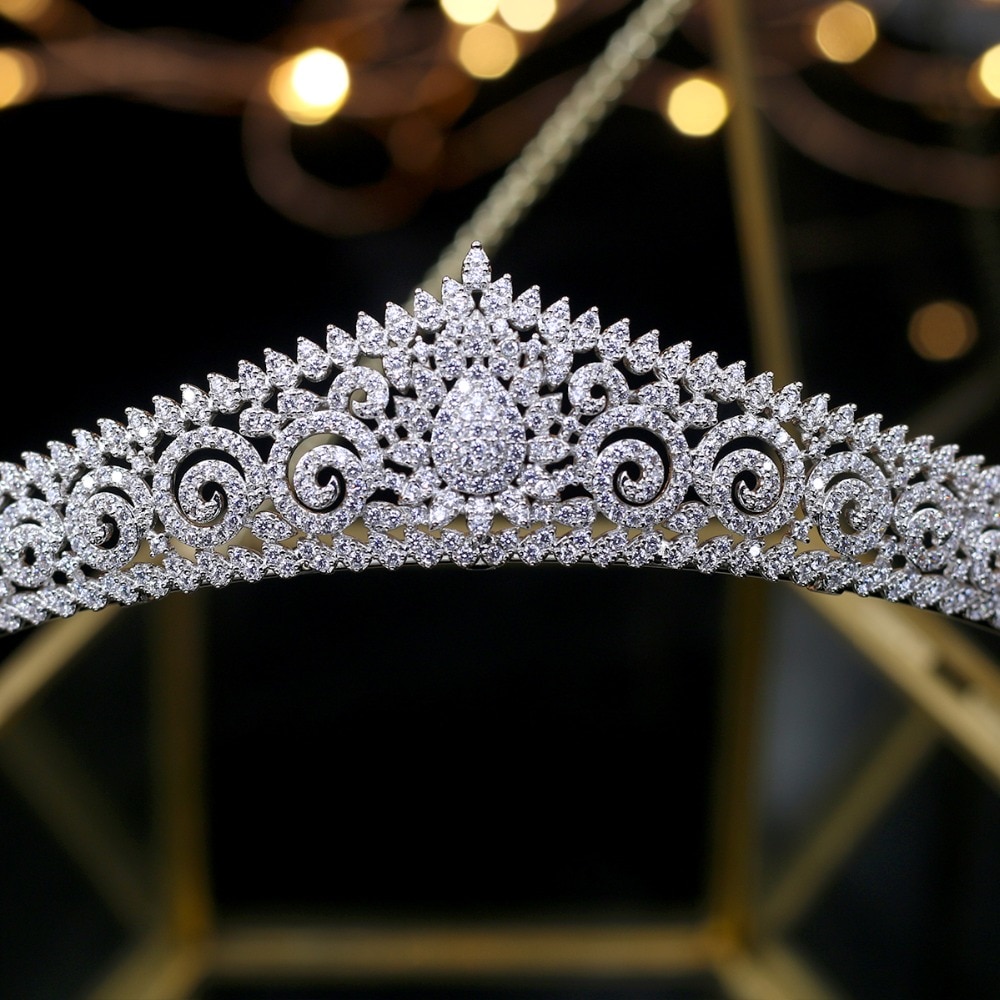 Wedding Tiaras Bridal Headpiece Bride Hair Jewelry Queen Crowns Tocado Novia Wedding Hair Accessories