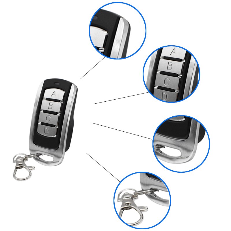 Forsa TR-4 TR-2 TR-1 Garagedeur Commando Deur Zender 433.92Mhz Replicator Sleutelhanger