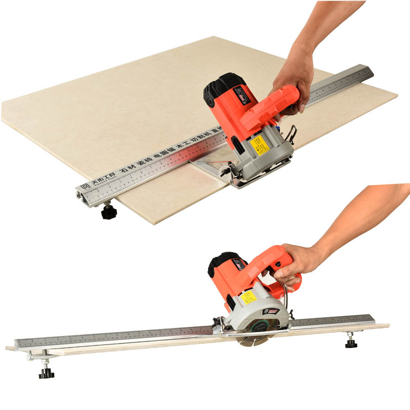 Electric Circular Saw Cutting Machine Guide Foot Ruler Guide 3in 1 45 Degrees Chamfer Fixture Angle Cutting Helper Tool