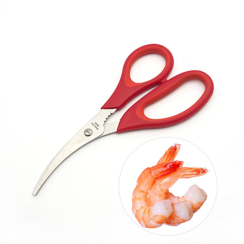 Garnelen Schäler Hummer Fisch Garnelen Krabben Meeresfrüchte Schere Schere schnippen Schalen Hummer Fisch Garnelen Schäler Restaurant Küche Werkzeuge: Ursprünglich Titel