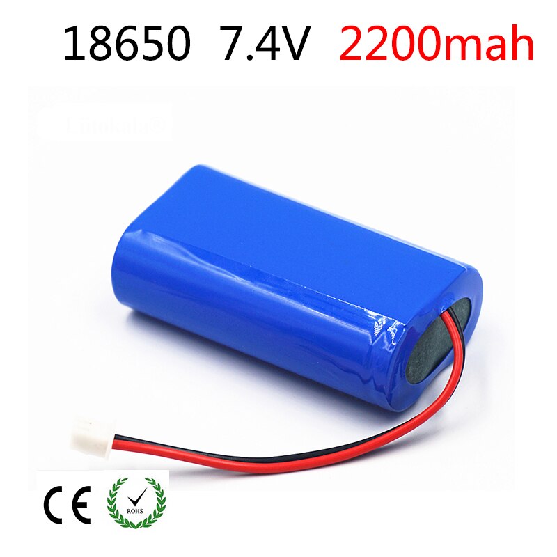 7.4V/8.4V Lithium Batterijen 2200 Mah 7.4 Volt 18650 Li-Ion Hoge Ontlading Batterij Voor Riem Lader/Luidsprekers/Robot/ Tools Lofzang
