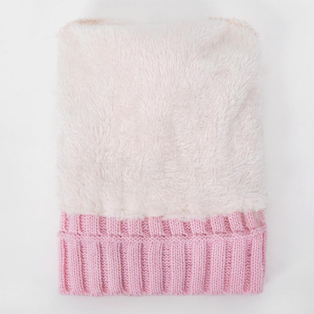 Evrfelan Bommel Wolle Winter Hütte Frauen Gestrickte Dicke Mütze Hüte für Damen Warme Schädeldecke Beanies Mädchen Motorhaube Gorro