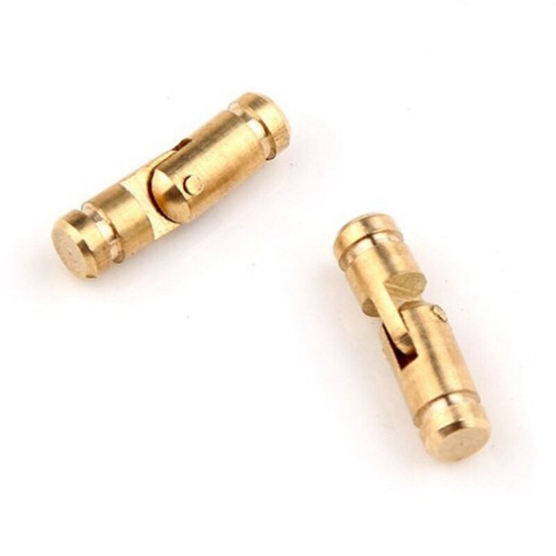 -200Pcs Brass Concealed Barrel Hinges Jewelry Wood Boxes Cabinet Invisible Furniture Hinge 4X20mm