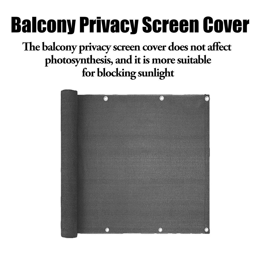 Balcony Privacy Screen Cover Weather-Resistant Deck Privacy Screen Cover For Backyard Deck Patio Balcony Porch Fence