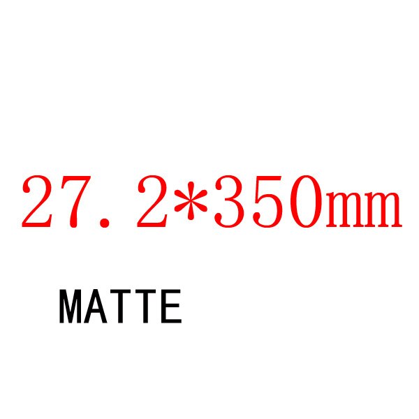 Mcfk 3k reggisella per bicicletta in fibra di carbonio MTB Road Bike Super Light Tube Mountain Cycling Parts lunghezza 165g 450mm: 27.2x350mm matte