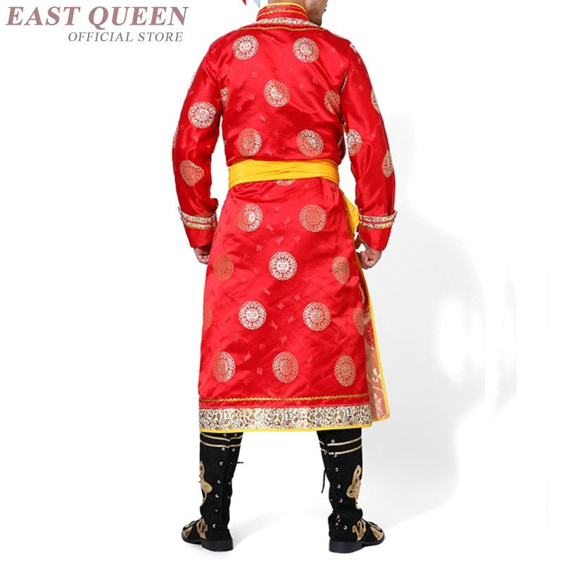 Mongol traje de la ropa de los hombres hombre chino trajes de Baile Folclórico ropa vestido de etapa desgaste de la danza ropa de mongol hombres FF1146