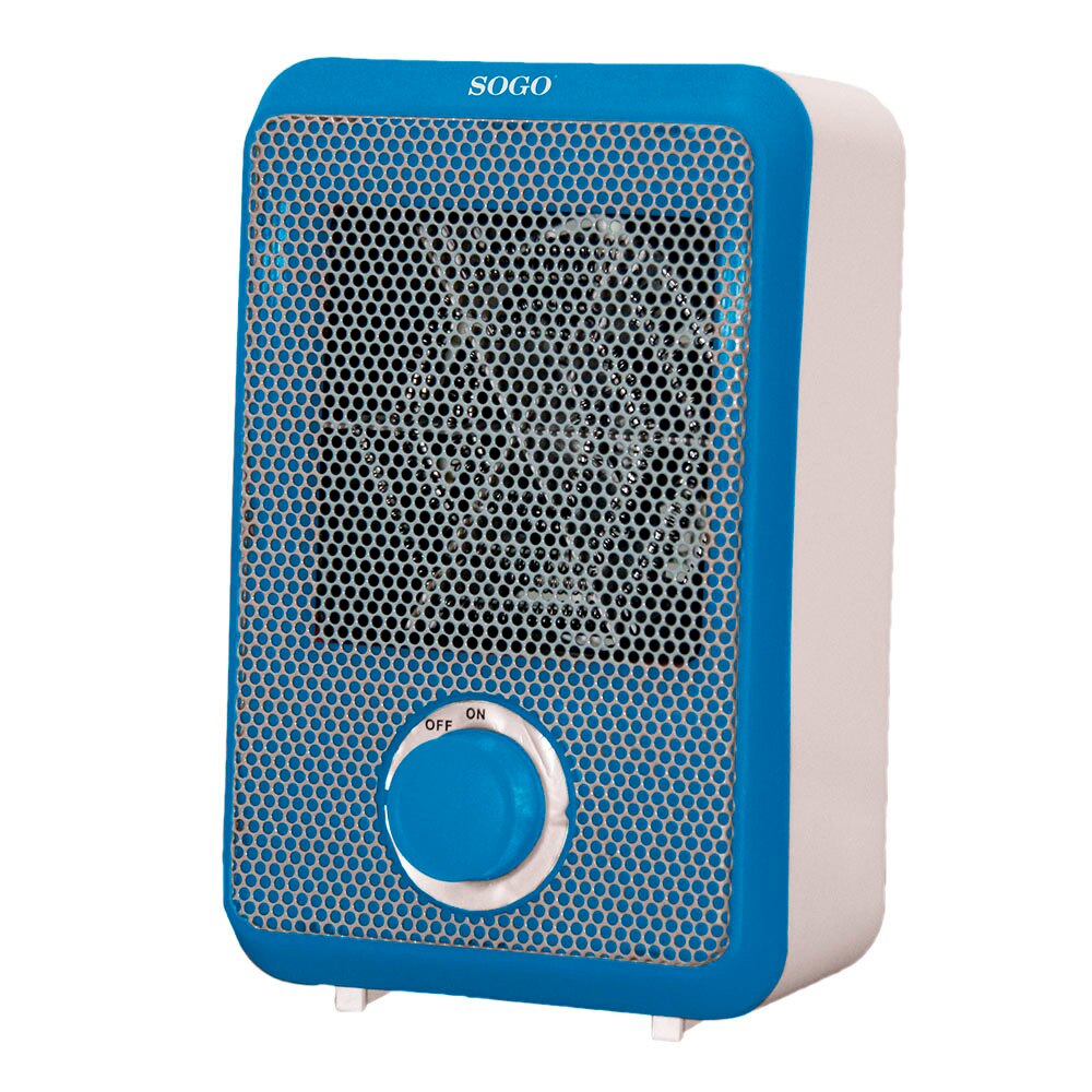 Mini radiateur sogo portable, ventilateur puissant, silencieux, résistant, moderne, pour la maison, le bureau