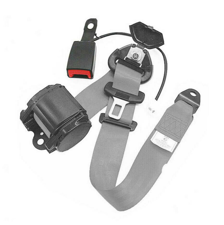 Adjustable Retractable Red Car Seat Belt Lap Belt 3Point Safety Strap Set Car interior decoration auto Safety Belts