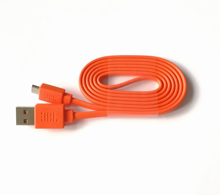 Oranje Micro Usb-kabel Oplader Kabel Cord Noodle Line Oplaadkabel