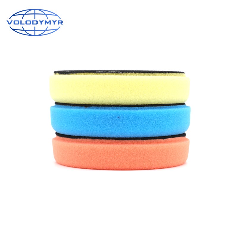 Scenstil polish pad 6 tum poler kuddar med 14cm diameter krok och ögla usa skum svamp för polering arbete med bil buffert