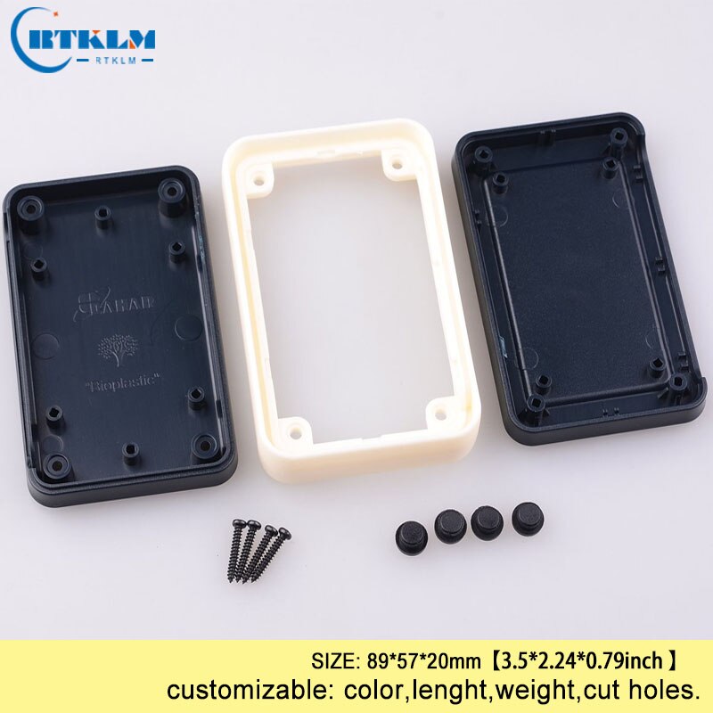 Plastic electronic box handheld plastic enclosure abs diy junction box four colors 89*57*20mm