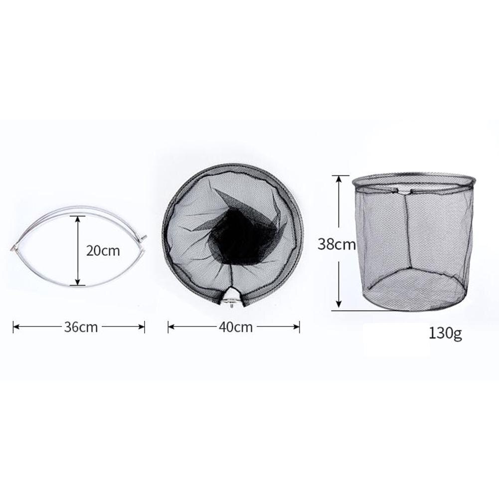 Positioning Stainless Steel Fishing Net Foldable Dip Net Fishing Net Pocket