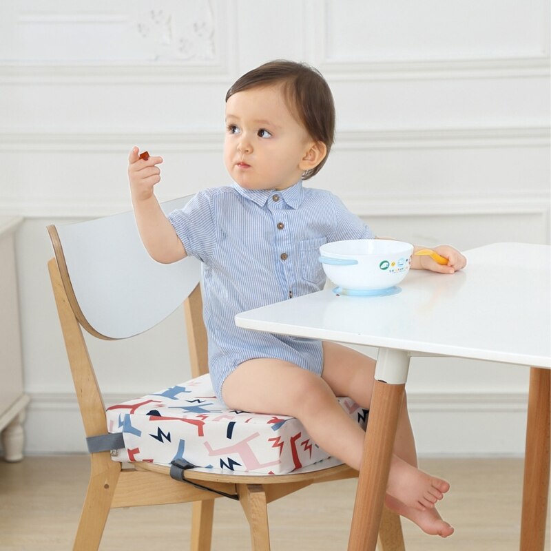 Children Increased Chair Pad Adjustable Removable Highchair Booster Baby Dining Seat Cushion