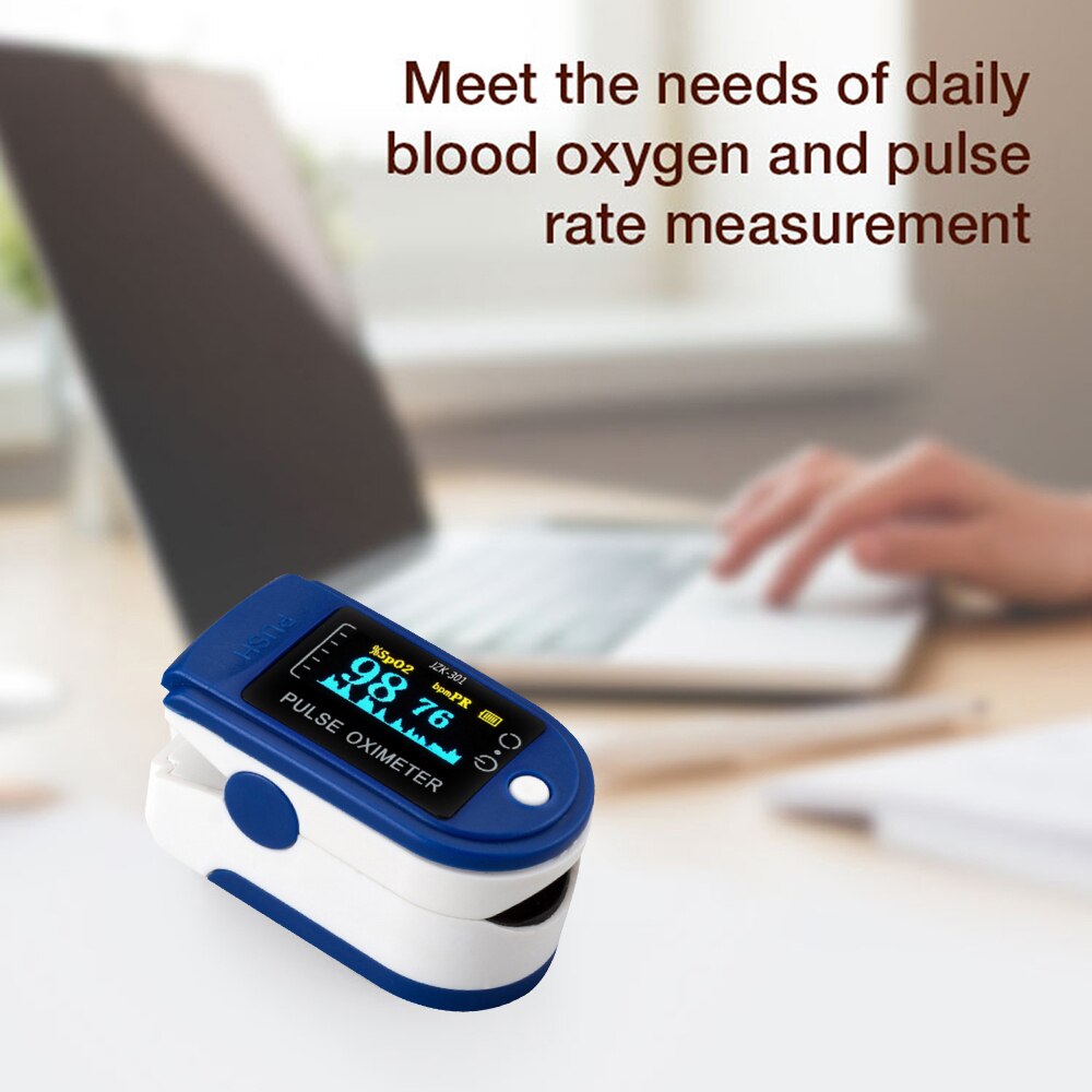 Digital Fingertip Pulse Oximeter Finger LED Display Blood Oxygen Sensor Saturation SpO2 Heart Rate Monitor Meter Pulsioximetro