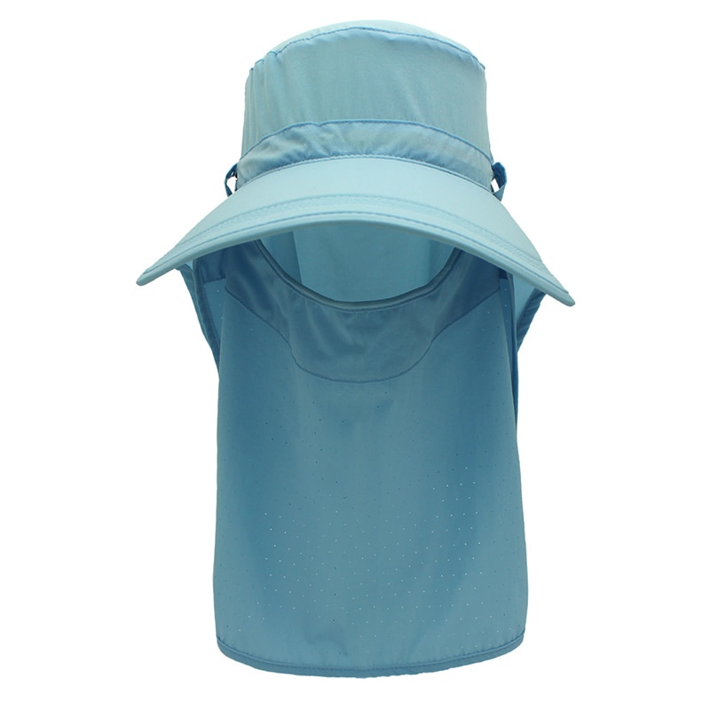 Outfly Brand Summer Sun Visor Hat Removable Mask and Neck Multi-functional Outdoor Hat for Women