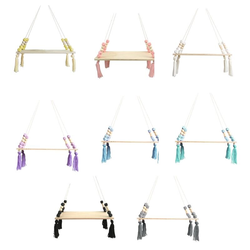 Cute Girl Wall Decoration Simple Solid Wall Decoration Living Room Wall Hanging DIY Wall Hanging Shelf Children Room Decoration