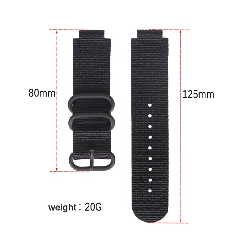 Correa para Garmin Forerunner 235, correa de nailon para Garmin Forerunner 220/230/235/620/630/735XT/235Lite, accesorio