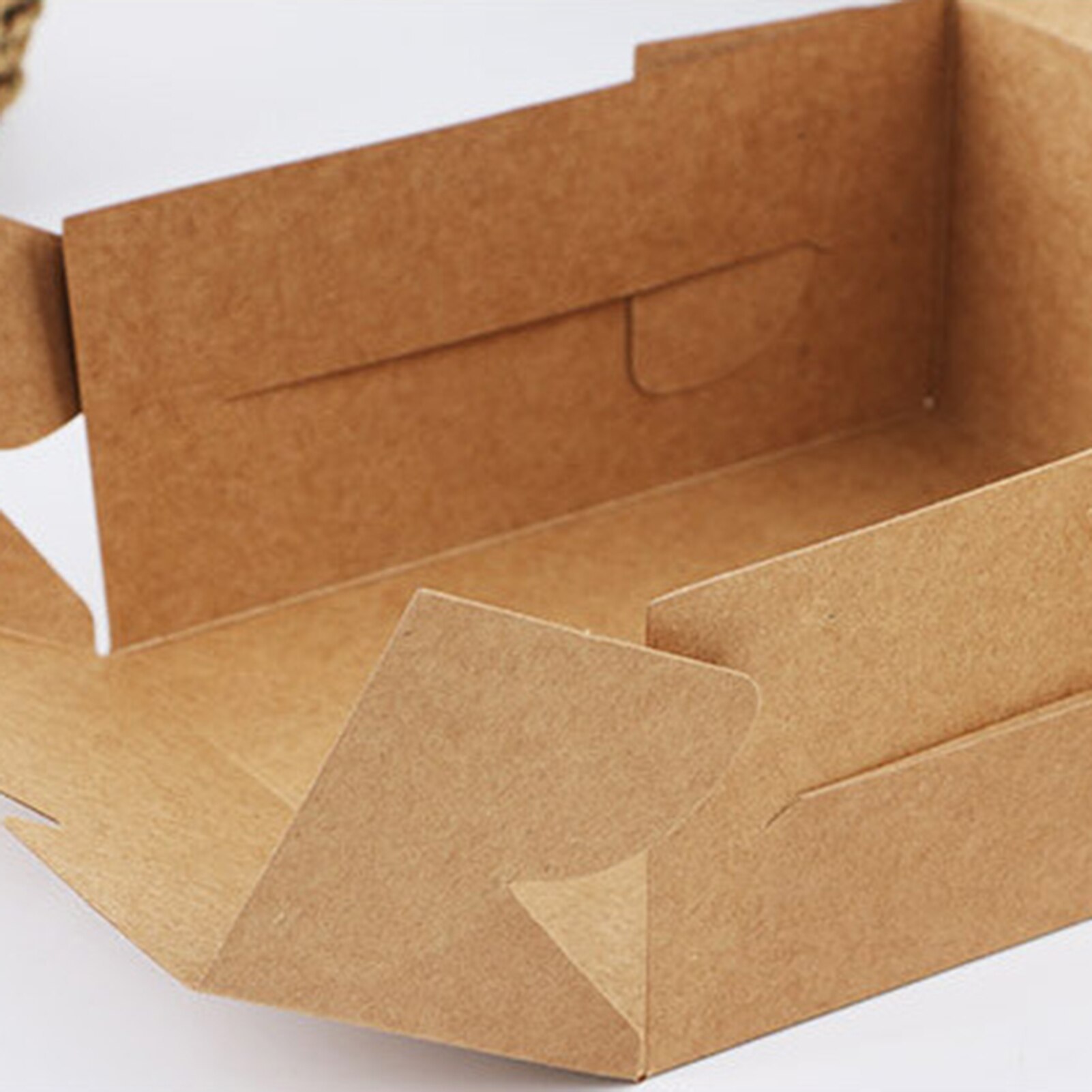 10Pcs Cupcake Muffin Cookies Kraft Paper Packing Box Container with Cardboard Boxes