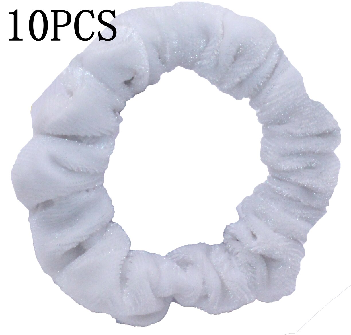 Paquete de Scrunchies del pelo de terciopelo para niña, bandas elásticas para el pelo, conjunto de soporte para cola de caballo, accesorios para el cabello, sólido, sin arrugas, 10/6 Uds./lote