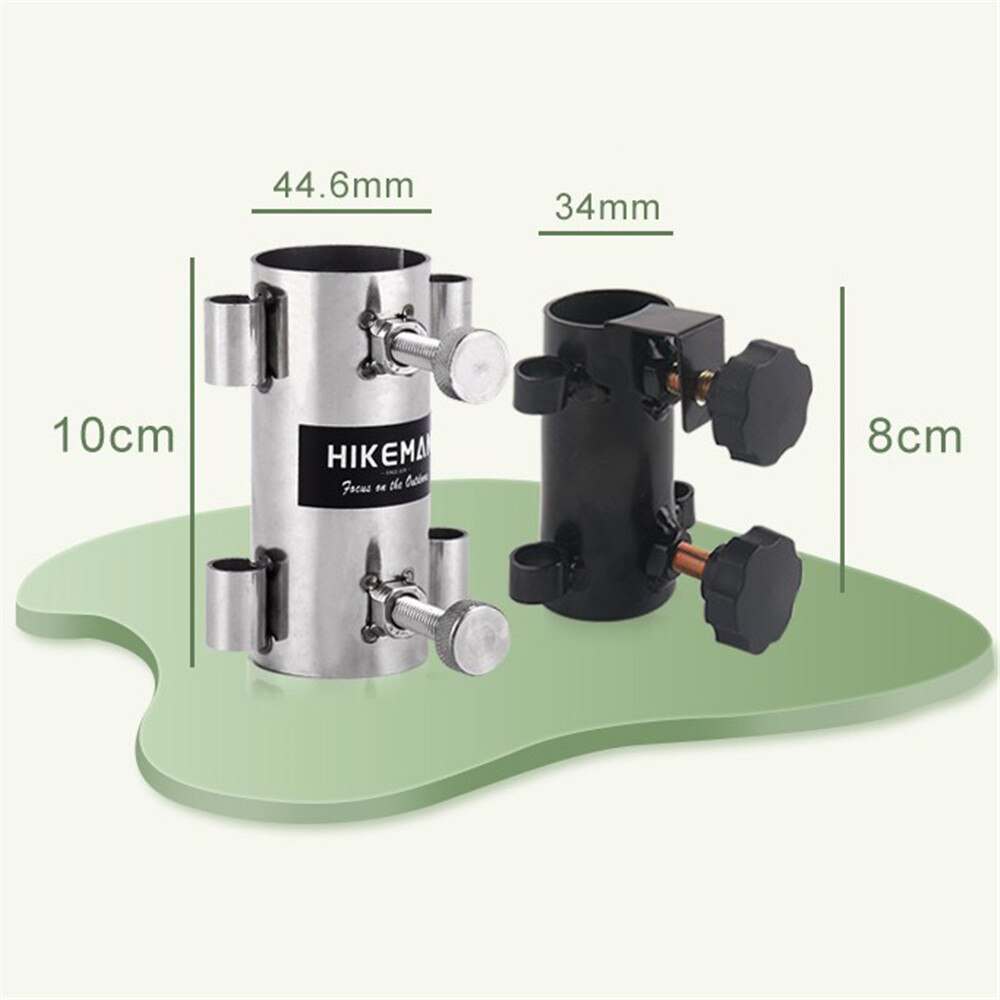 Luifel Staaf Houder Rvs Moer Verstelbare Baffle Outdoor Hike Camping Luifel Vissen Paraplu Pole Winddicht Vaste Stand