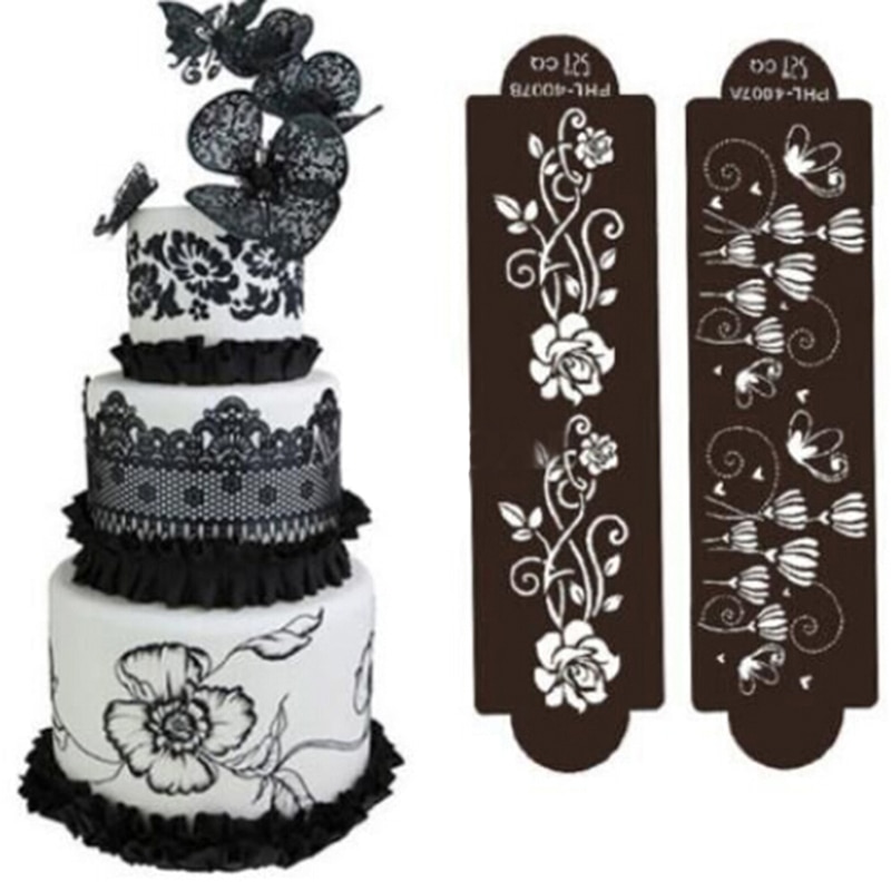 Molde decorativo para repostería, plantilla para decorar tartas, herramientas de decoración de pasteles, plantilla de boda, decoración de Pascuas