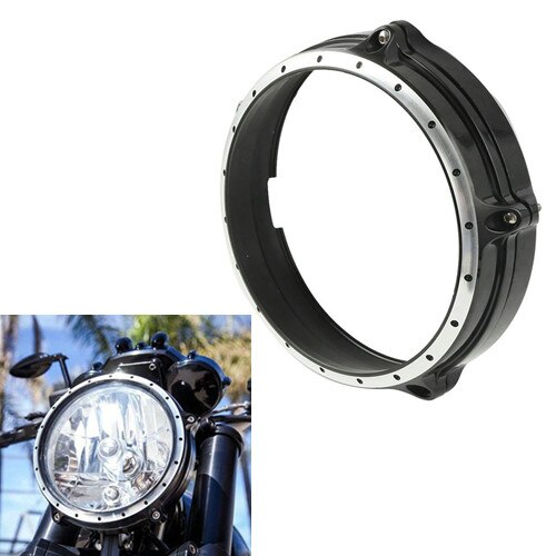 Motorcycle CNC 7" Headlight Bezel Trim Ring For BM... Grandado