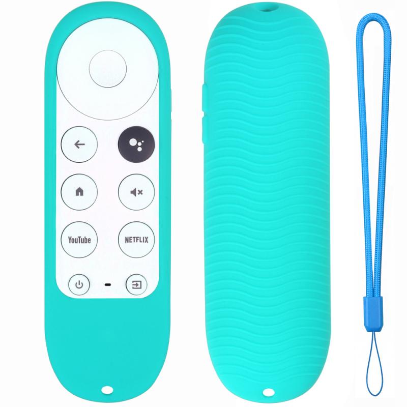 Funda de silicona para mando a distancia Chromecast, funda de silicona antipérdida para mando a distancia de Google TV por voz: 10