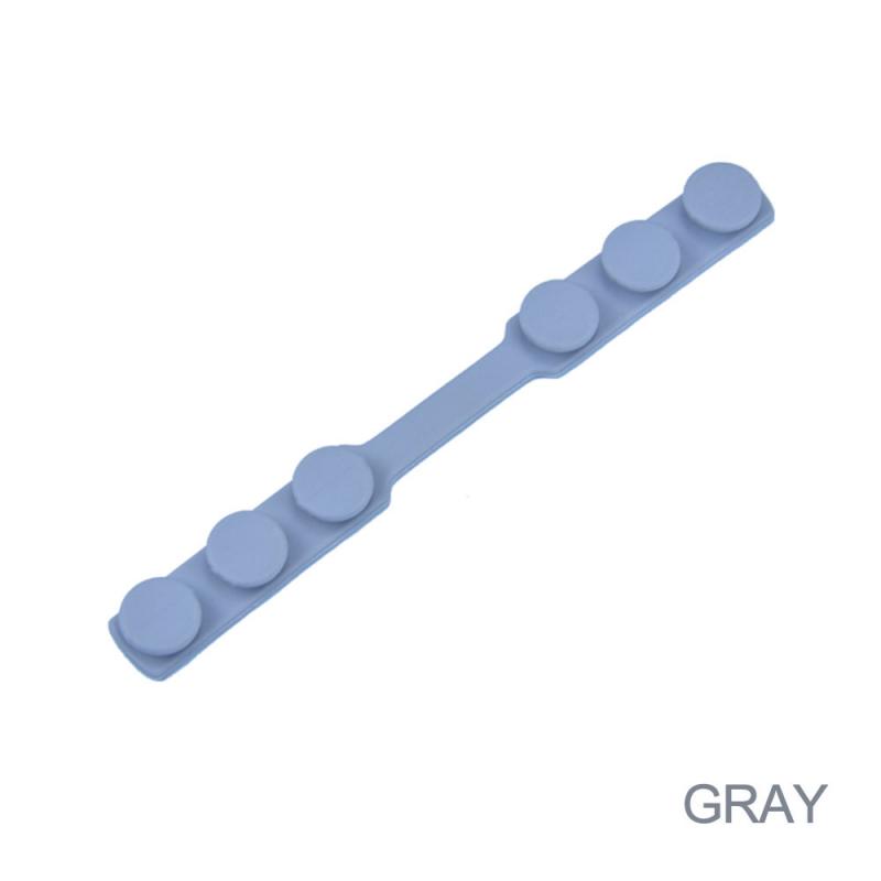 1PC Ear Protector Silicone Bandage Anti-slip Mask Ear Grips Extension Hook Anti Ear-pulling Pain Face TUP Masks Buckle Holder: Gray