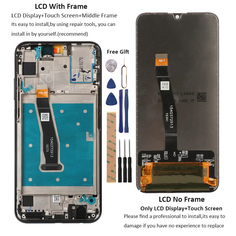 6.21 "Display Voor Huawei Honor 20e Lcd Touch Screen Getest Digitizer Vergadering Vervanging Voor Honor 20e 20 E HRY-LX1T Lcd