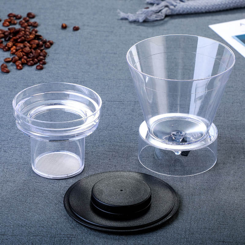 Jään tippuminen kahvinkeitin barista lasi aromikeitin kahvinkeitin suuri suodatin kuppi kylmää hautua kahvinkeitin vesi teetä mokkapannu 500ml