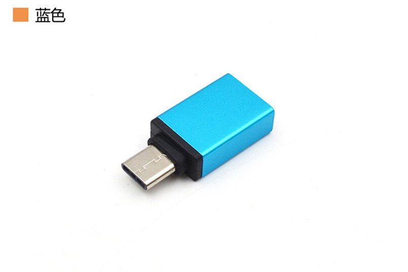 type-c til usb adapter omformer metall usb 3.0 hun til usb 3.1 type c hann synkroniseringsdatakonverter usb-c otg adapter 20 a 16: C