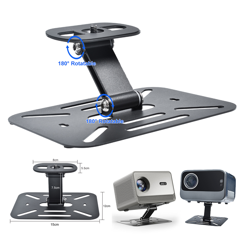 Verstelbare desktopprojectorhouder Standtafel Mobiele projectorhouder Verwijderbare universele projectorbeugelhouder Studio Home