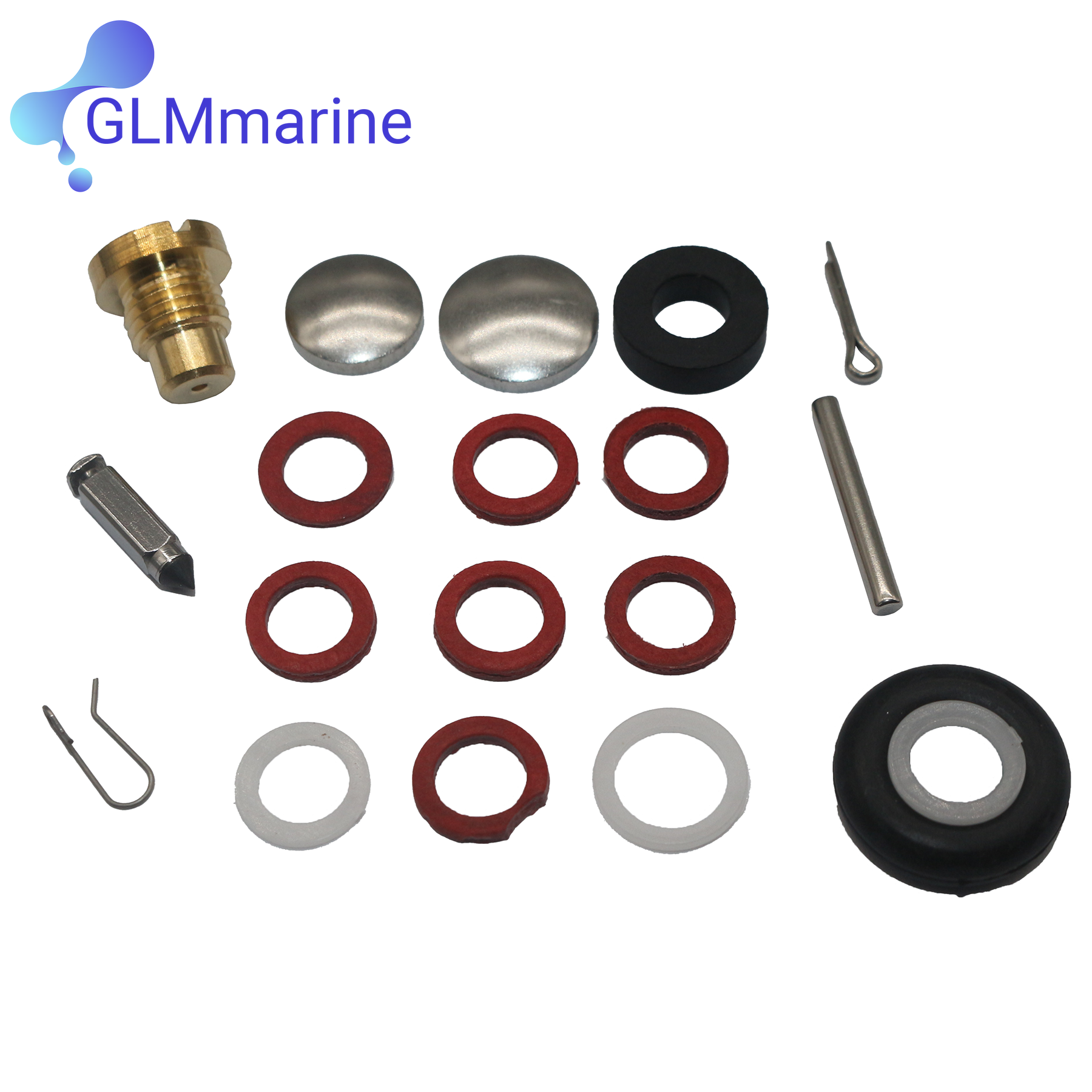 Carburetor Kit W/ Float 382048 for Johnson Evinrude 2-Stroke Engines 1.5 2 3 5 5.5 6 7.5 10 15 18 20 HP 383052 398532 18-7043