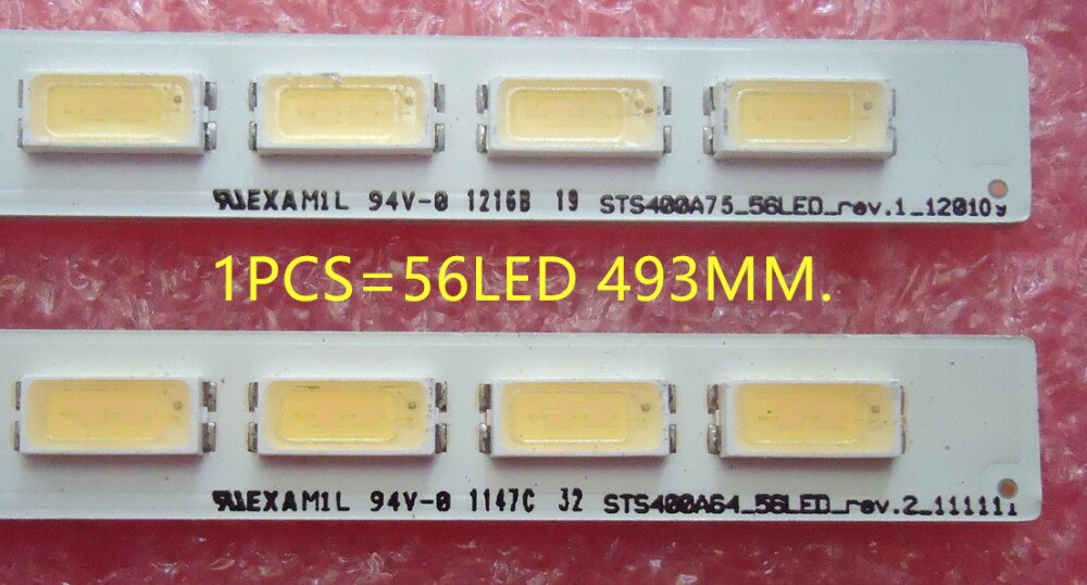 493mm led-achtergrondverlichtingslampstrip 56 leds... – Grandado