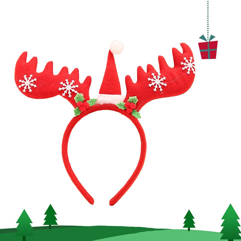 Kerst haarband hoofdband kerstmuts vorm prachtige haarband haarband haaraccessoires