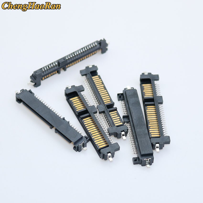 Chenghaoran 10 stk sata stik han smt 7p+15p 22 pin 7+15 stik socket