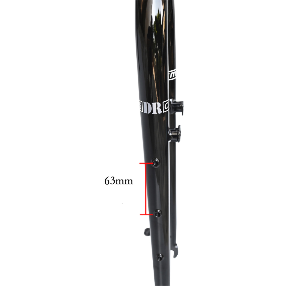 26/27.5er darkrock cm -5 cr- mo stål forgaffel 28.6mm skive- og v-bremser mtb stiv gaffel terrengsykkeldeler matt blank