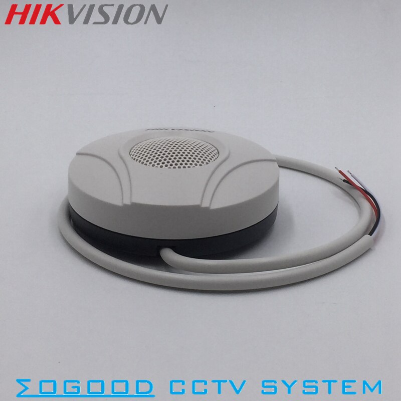 Hikvision original ds -2 fp 2020- en mikrofon til cctv ip kamera optagelse af stemmelyd er klar uden støj.