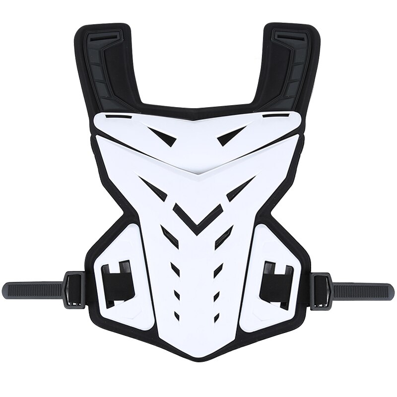 Body Protector Armor Motorcycle Jackets Motocross Back Shield Sleeveless Vest Spine Chest Protective Gears Jacket: white