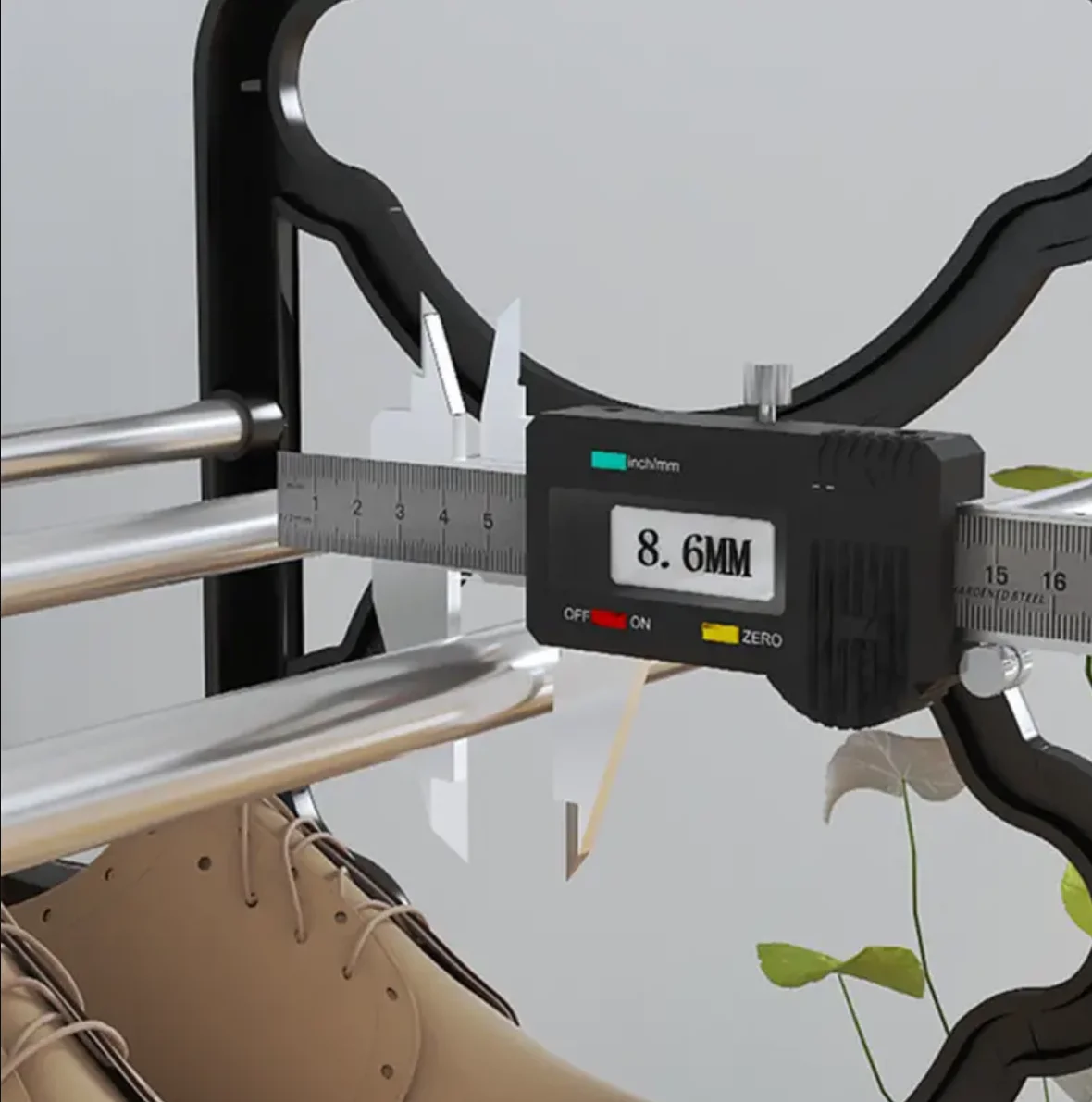 4 Tier Shoe Rack Organizer for Closet Stainless Steel, Shoe Shelf for Front Door Entrance and Entryway, Floor Shoe Rack Cabinet