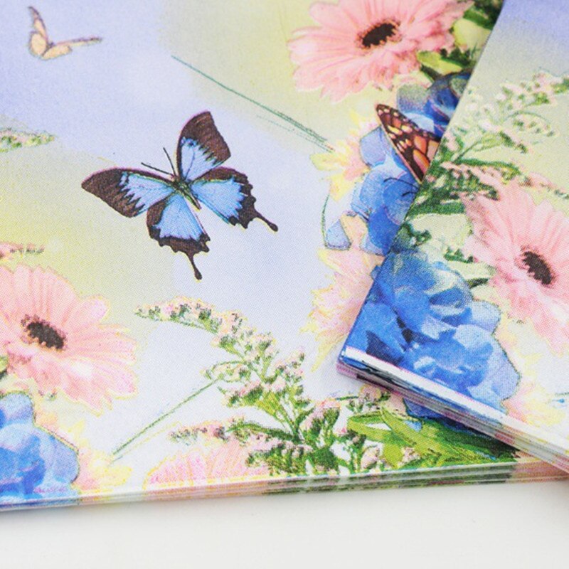 20ps / bag Dragonfly Paper Towel Napkin Tissue Party Supply Home Papers Cleaning papers Party Decoration