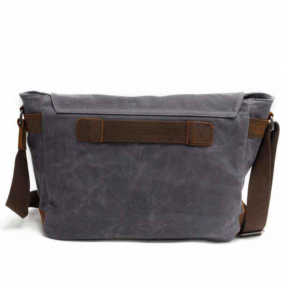 Mannen Messenger Bags Waterdichte Canvas Mannen Vintage Handtassen Reizen Schoudertassen 14 Inch Laptop Aktetas LI-1488