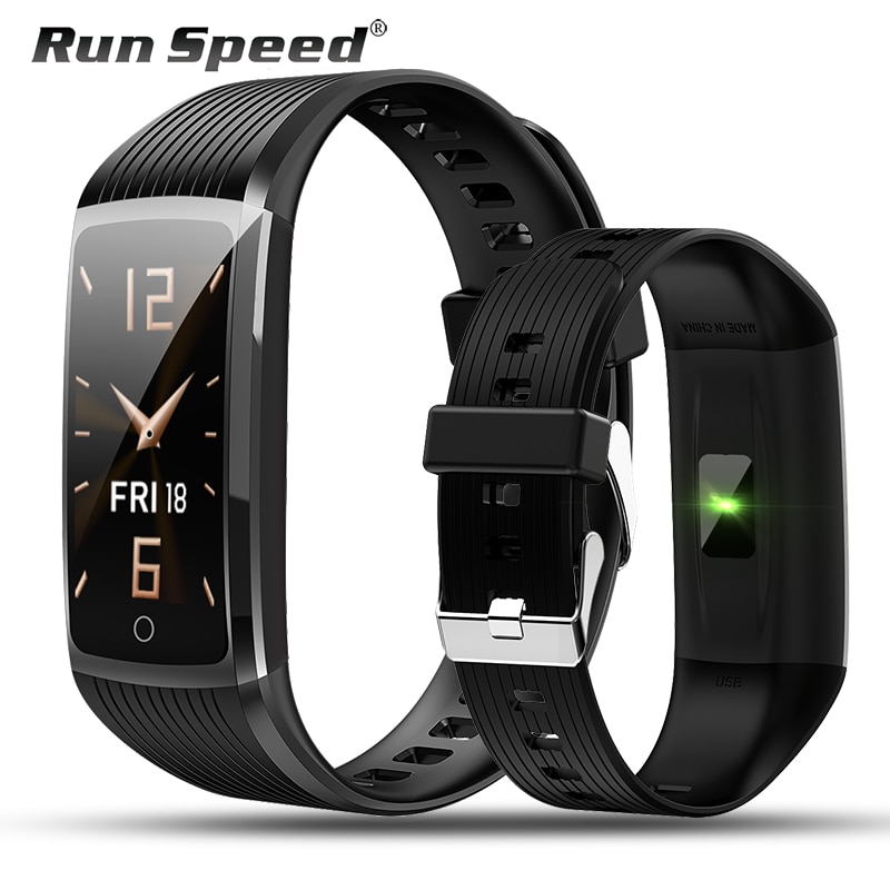 Run Speed R12 Smart Band Activiteit Tracker Fitness Armband Met Druk Meting Hartslagmeter Voor Honor Band 5 Miband