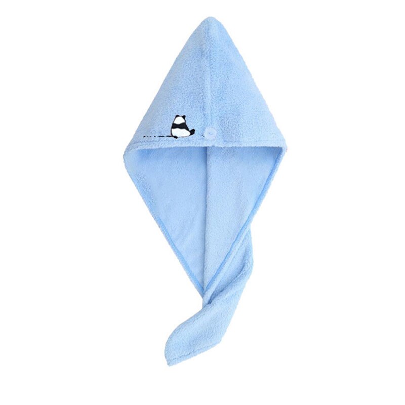 Haar Handdoek Microfiber Handdoek Magie Doekjes Handdoek Haar Douche Drogen Capbath Voor Thuis Handdoeken Badkamer Microfiber Solid Snel: blue3.2