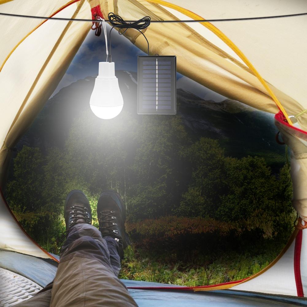 Lampes solaires portables, 15W 300lm, faible consommation d'énergie, Rechargeable par USB, éclairage d'extérieur, longue durée de vie